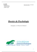 Dossier psychologie L1