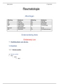Samenvatting Reumatologie 2019&sol;2020