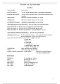 Excel functies