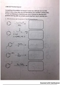 O Chem Practice exam 4 