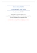 Samenvatting PGZ2021: Uitdagingen in de Public Health