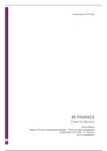 Onderzoeksmethoden in Finance - hoorcolleges & computer sessions