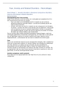 Fear&comma; Anxiety and Related Disorders Hoorcolleges