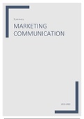 Summary Marketing communications
