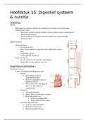 Anatomie en pathologie: Hoofdstuk 15: Digestief systeem & nutritie