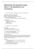 Communicatie context: Marketing Deel 1 (Boek + les) 