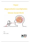 Paper Diagnostische vaardigheden binnen Social Work 
