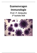 Uitgewerkte vragen Immunologie