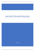 Samenvatting Architectuurtypologie