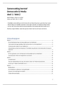 BUNDEL Samenvatting Democratie & Media BLOK 2 (BoksD Religie, cultuur en context)