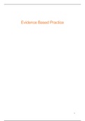 Evidence based practice en IO beroepsorientatie verslag