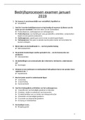 Bedrijfsprocessen Examenvragen + samenvatting ( 1ste jaar)