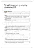 Samenvatting literatuur 2019-2020 - Psychische stoornissen en opvoeding