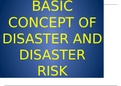 Basic Concept of Disaster and Disaster PowerPoint