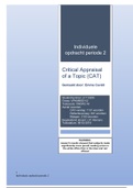 Critical Appraisal of a Topic (CAT) 