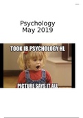 Paper 2 Psychology HL (New Curriculum)