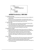 AP US History Vocabulary - 1800-1848