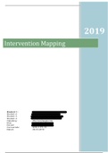 Intervention Mapping HBO-V, gezondheidsanalyse, inclusief interview en codering