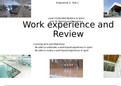 Unit 26 -  Work Experience in sport - Work experience and review - Assignment 2 - Task 1 