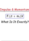 Momentum and Impulse - Physics Grade 12 IEB