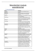 Algemene lijst module woordenschat communicatievaardigheden Hogent