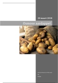 Verslag osmose aardappel