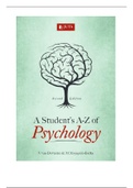 PYC1501 HANDBOOK - A Student's A-Z of Psychology