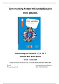 Samenvatting Reken-Wiskundedidactiek&colon; Boek Hele getallen HFD 2&comma;3&comma;4&comma;5 & 7