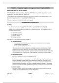TRL4864 - Comprehensive Summaries of Texbook for Exam Prep 2020