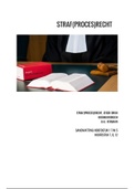 Uitgebreide samenvatting Straf(proces)recht