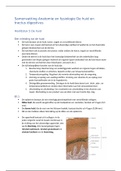 Samenvatting de huid en tractus digestivus module 3 leerjaar 1