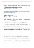 BUSI 201 Assignment 10 Excel 2016 Skill Review 7.1 Liberty University answers complete solutions 2022/2023  Complete many different versions to get an A on your grade!  Download it for more and ace on your assignments!  Skill Review 7.1  3. Add Sparklines