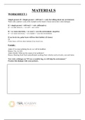 The TEFL Academy, Assignment 3, Materials