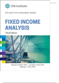 INV3702 FIXED INCOME ANALYSIS EBOOK - 3RD EDITION
