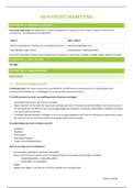 Non profit marketing samenvatting 
