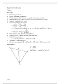 IB Mathematics Vectors Comprehensive Notes (from 45 Pointer)