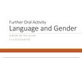 IB Further Oral Activity (FOA) English A: Language & Literature Slides (from a 45 Pointer with full FOA marks)