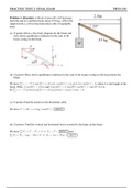 Physics 1 Final Exam Practice Test 2
