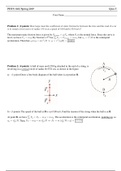 Physics 1 Quiz 5 Questions and Solutions