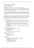 Samenvatting Immunologie & Infectie &lpar;8TC00&rpar;