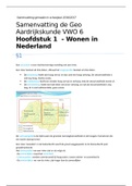 Samenvatting Aardrijkskunde vwo 5 - Wonen in Nederland