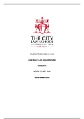 Contract Law Coursework - Incorporation of Terms and Exclusion Clauses