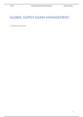 Global Supply Chain Management - Textbook Notes 