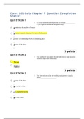 COMS 101 quiz chapter 7 Liberty University answers complete solutions