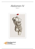 Samenvatting Thema 27 Abdomen IV