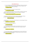 NSG 6340 Final Exam &lpar;Latest&rpar;