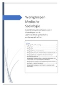 Uitwerkingen werkgroepen Medische Sociologie &lpar;GZW&comma; jaar 2&rpar;