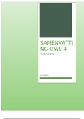 Samenvatting OWE 4 ketenzorg 