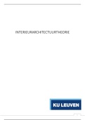 Interieurarchitectuurtheorie (deel II)(alle lessen) - BIAG51