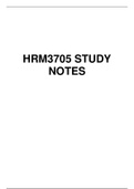 HRM3705 EXAM STUDY NOTES